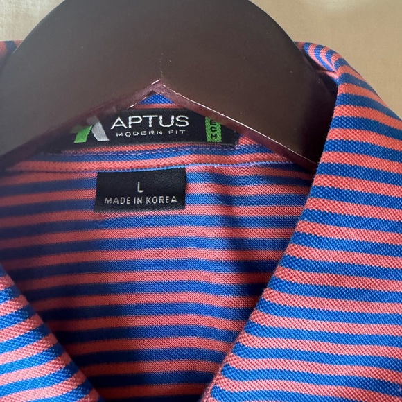 Men’s Aptus golf shirt with Erin Hills logo. Size L - Picture 2 of 4